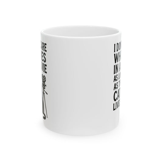 Movie Lover's Ceramic Mug, Coffee Cup, Film Enthusiast Gift, Funny Mug, Director's Gift, Unique Kitchenware