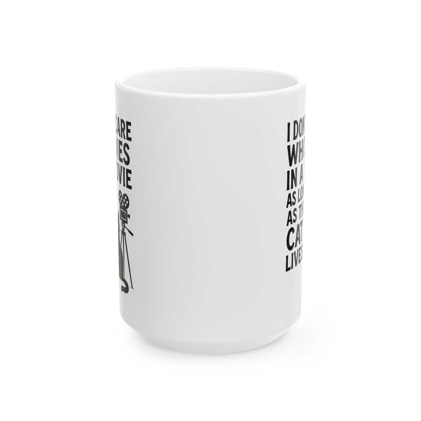 Movie Lover's Ceramic Mug, Coffee Cup, Film Enthusiast Gift, Funny Mug, Director's Gift, Unique Kitchenware