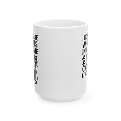 Movie Lover's Ceramic Mug, Coffee Cup, Film Enthusiast Gift, Funny Mug, Director's Gift, Unique Kitchenware