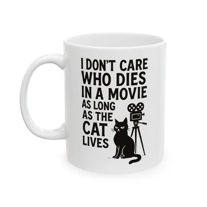 Movie Lover's Ceramic Mug, Coffee Cup, Film Enthusiast Gift, Funny Mug, Director's Gift, Unique Kitchenware