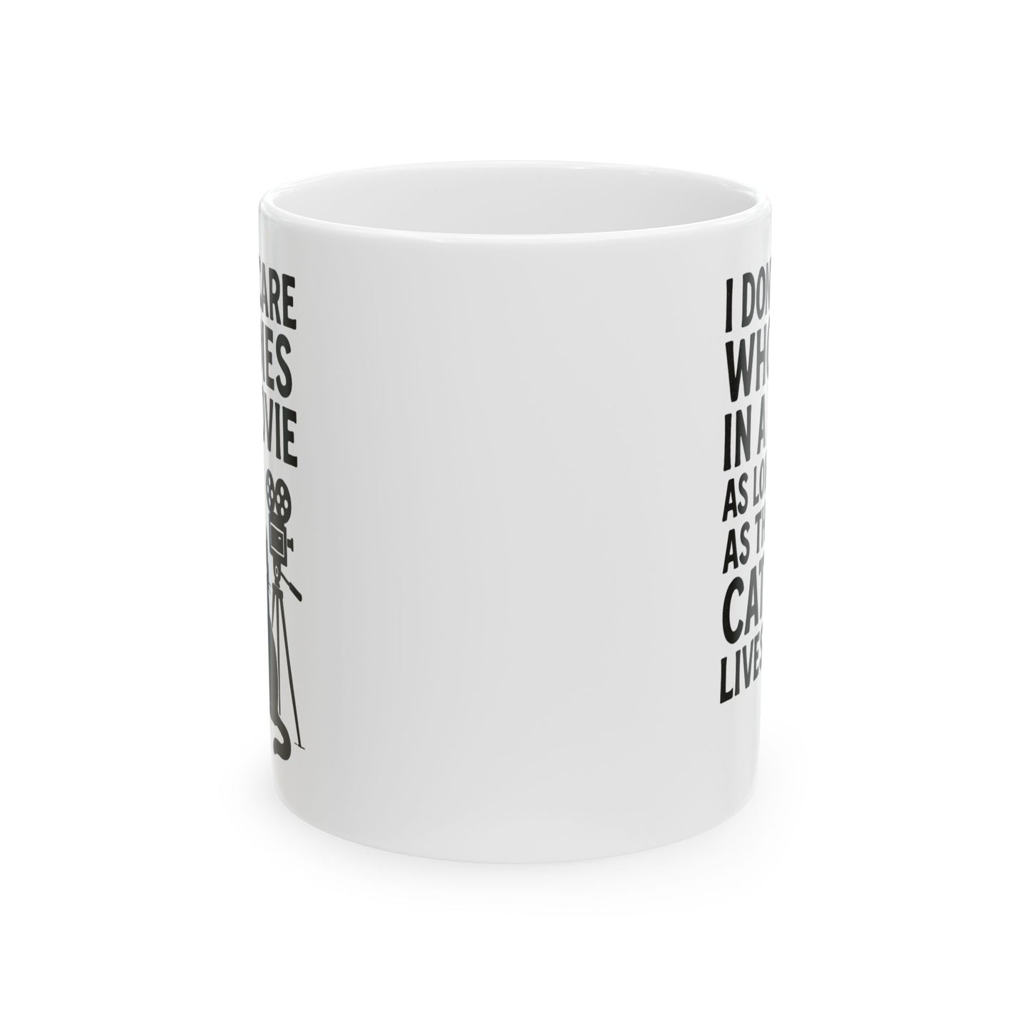 Movie Lover's Ceramic Mug, Coffee Cup, Film Enthusiast Gift, Funny Mug, Director's Gift, Unique Kitchenware