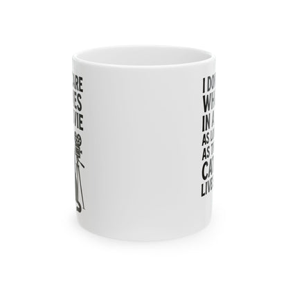 Movie Lover's Ceramic Mug, Coffee Cup, Film Enthusiast Gift, Funny Mug, Director's Gift, Unique Kitchenware