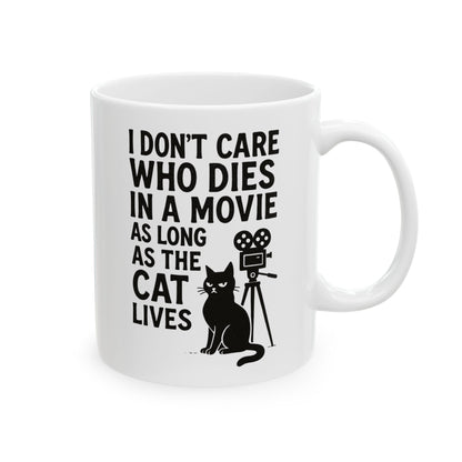 Movie Lover's Ceramic Mug, Coffee Cup, Film Enthusiast Gift, Funny Mug, Director's Gift, Unique Kitchenware